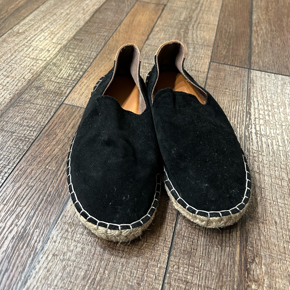 Black loafers. Size 7